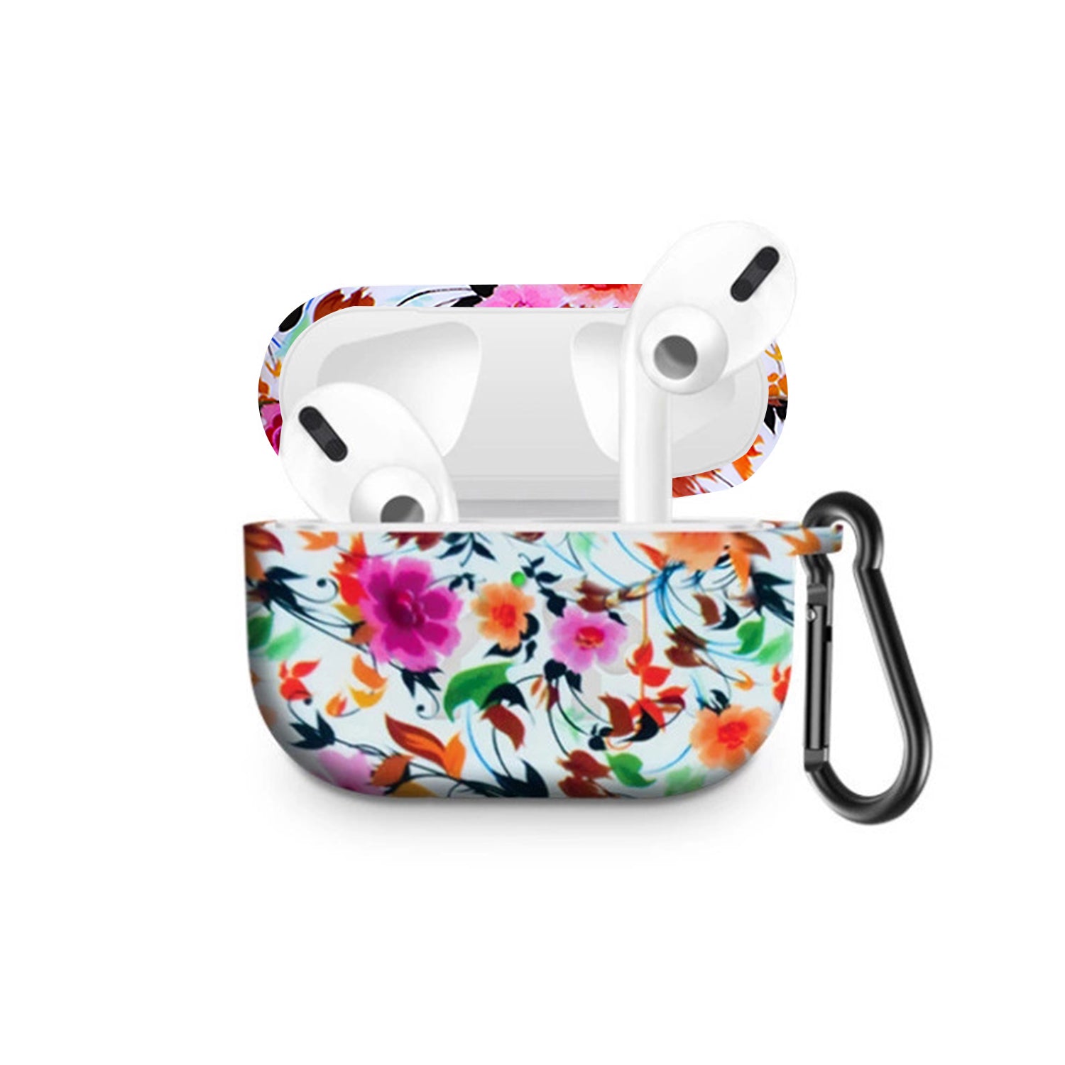 AirPods Pro Case Cover with Carabiner Silicone Compatible with Apple AirPods Pro 2019