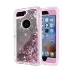 Apple iPhone 8 / 7 Plus Transparent Floating Glitter Heavy Duty Case Compatible