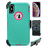 iPhone Xs Max(6.5") Full Protection Heavy Duty Case  with Kickstand Belt Clip