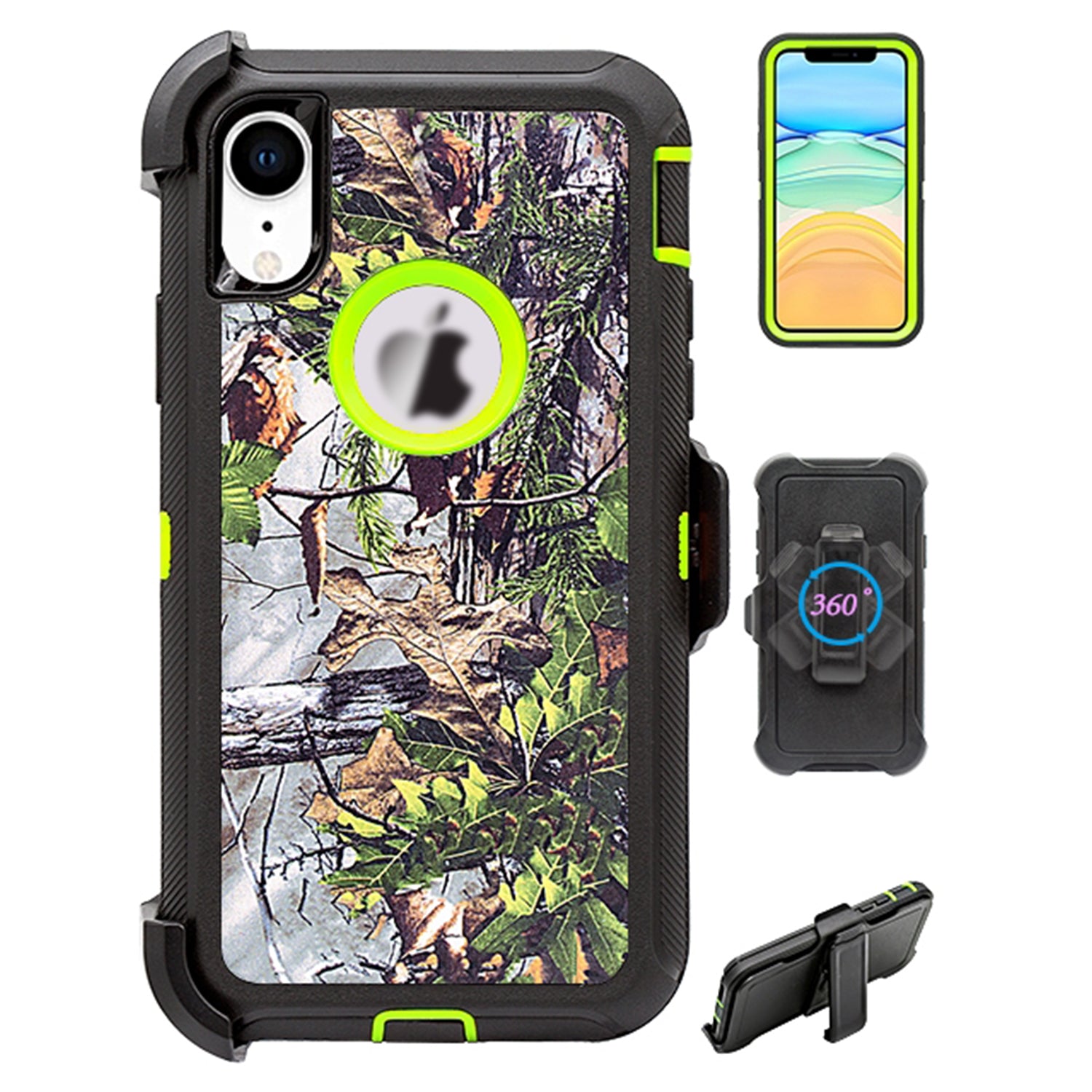 iPhone XR(6.1") Design Full Protection Heavy Duty Case