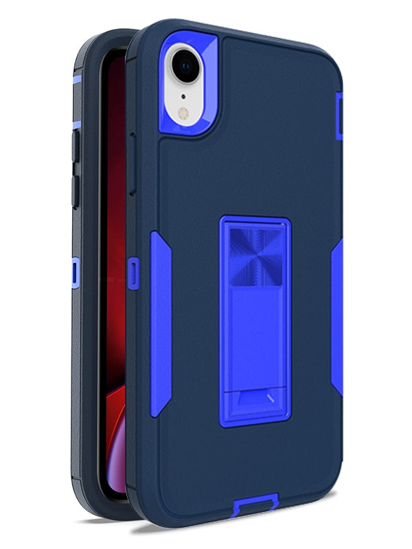 iPhone XR Kickstand fully protected heavy-duty shockproof case