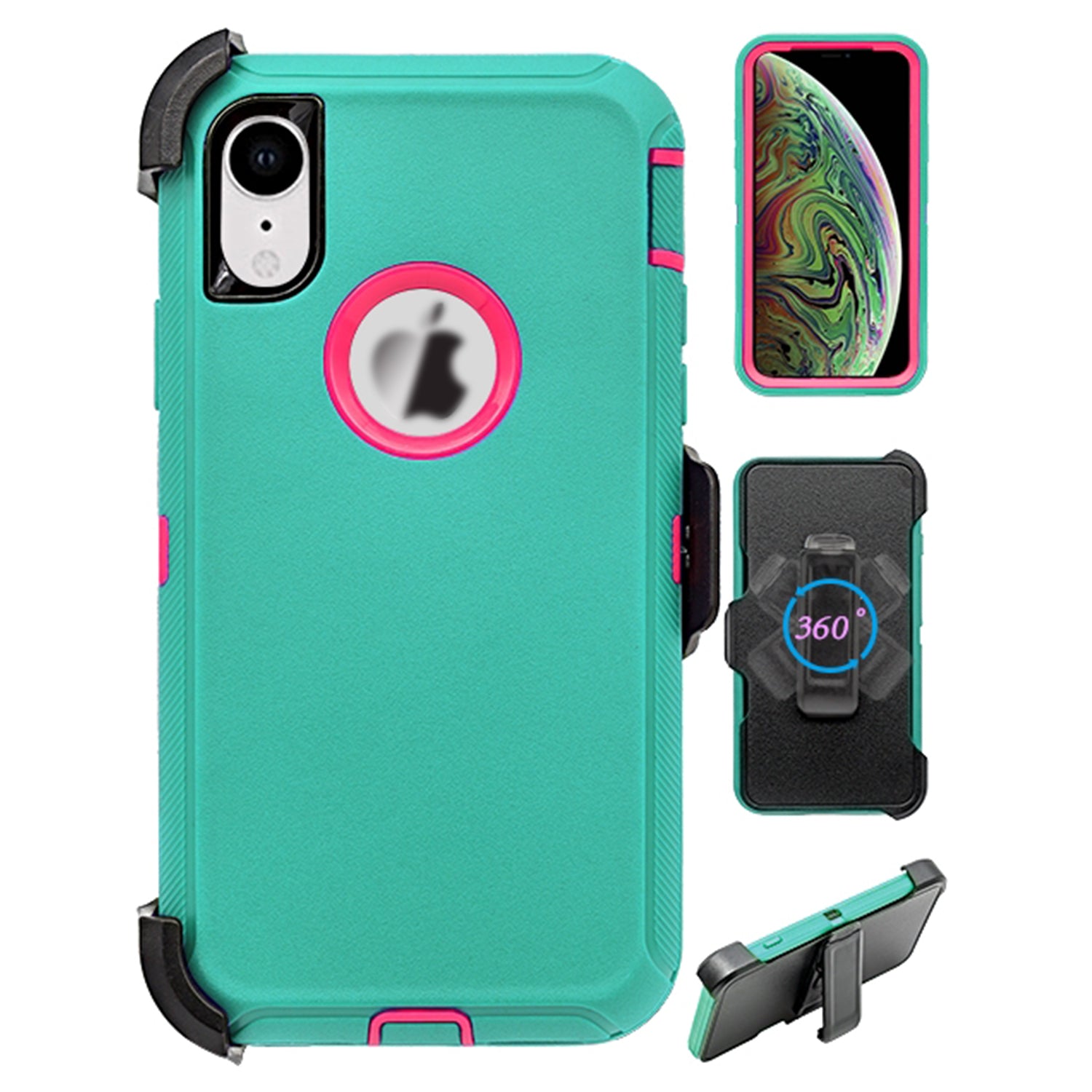 iPhone XR(6.1") Full Protection Heavy Duty Shockproof Case