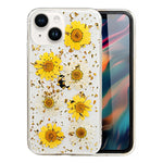 iPhone 13 mini Soft Plastic Fashion Colorful Flowers Design Case