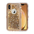 Transparent Floating Glitter Heavy Duty Case Compatible with Apple iPhone XS Max