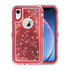 Transparent Floating Glitter Heavy Duty Case Compatible with Apple iPhone XR