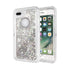 Apple iPhone 8 / 7 Plus Transparent Floating Glitter Heavy Duty Case Compatible