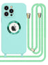 iPhone 12 Pro Soft silicone case fine hole logo hollowed out with adjustable hanging rope
