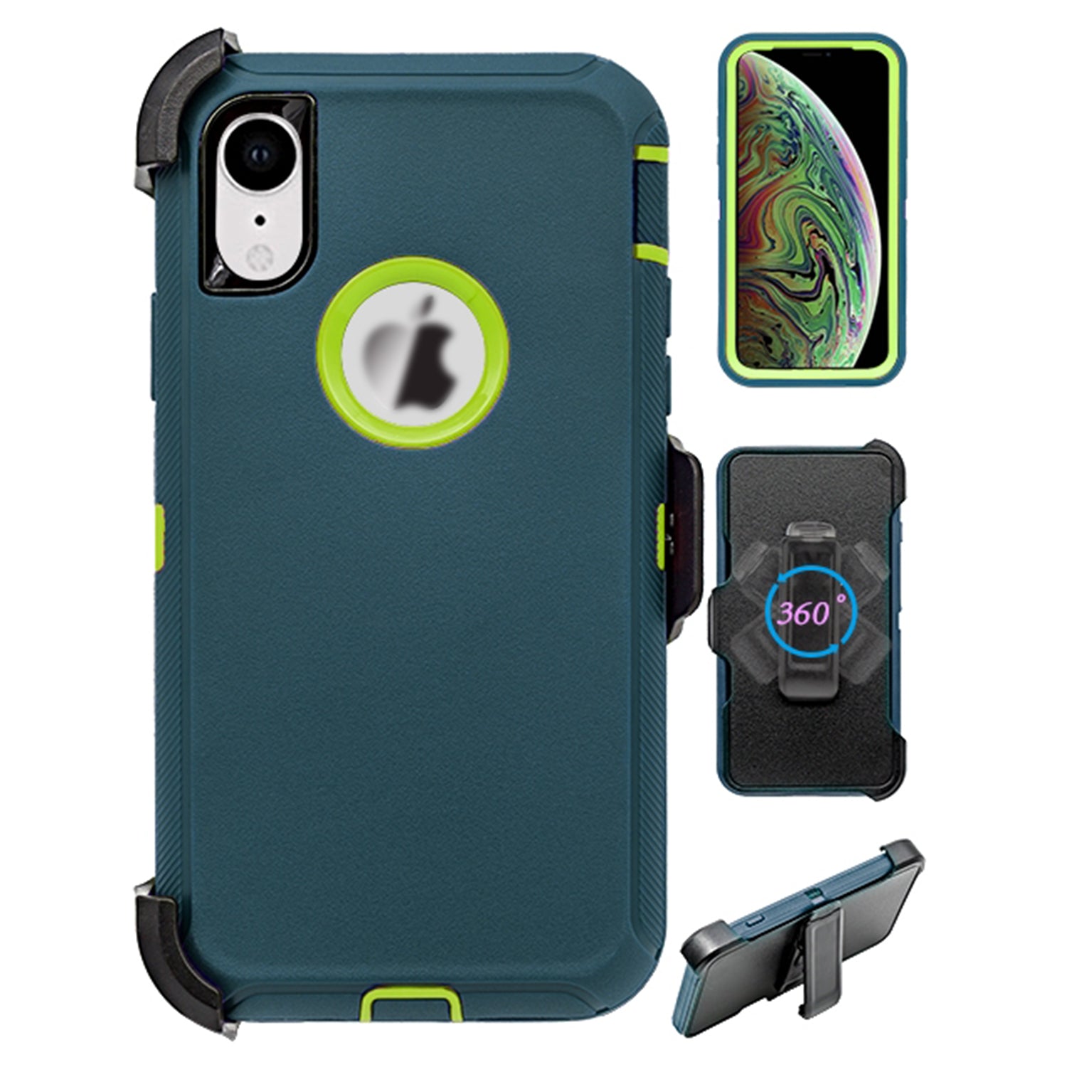 iPhone XR(6.1") Full Protection Heavy Duty Shockproof Case
