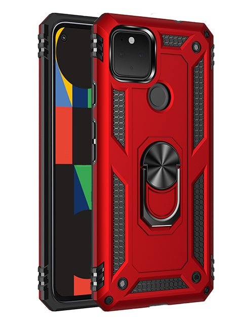 Google Pixel 4A(5G) Colors Ring Magnetic GPS car mount Phone Holder case