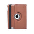 360 Degrees Rotating Leather Standing Case for iPad 4 - Hot Pink