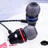 Metal bass in ear wired headset-Black