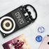 Wireless audio alarm clock with time Portable Bluetooth speaker-Black