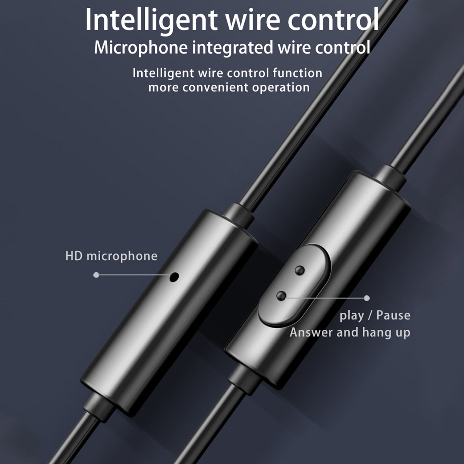 HIFI sound level in ear wired headset