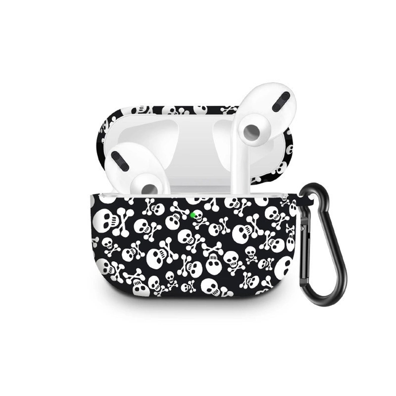 AirPods Pro Case Cover with Carabiner Silicone Compatible with Apple AirPods Pro 2019
