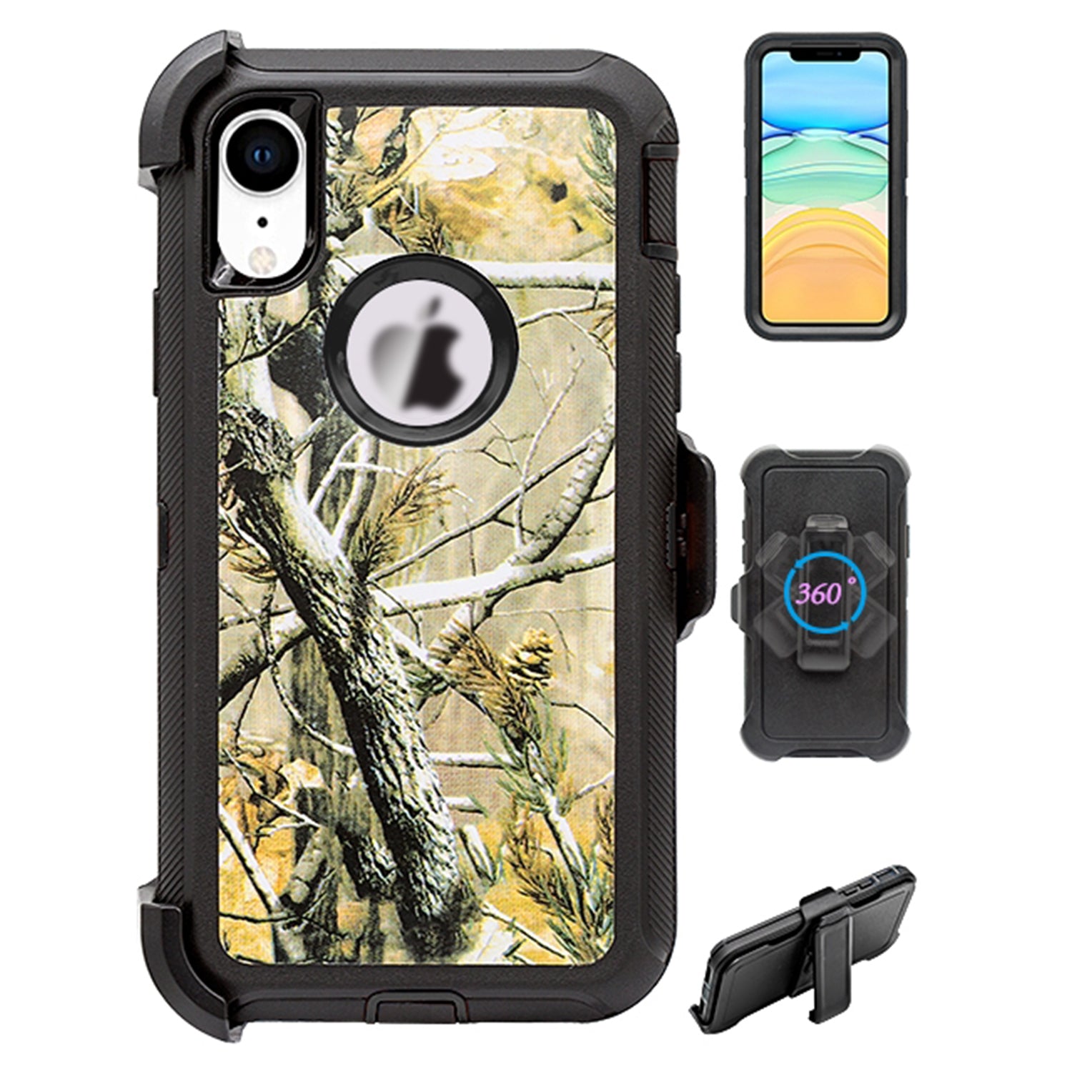 iPhone XR(6.1") Design Full Protection Heavy Duty Case