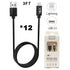 A Dozen of Lightning USB Cable for iPhone 11/11 Pro /11 Pro Max/ Xs Max/ X / XS/ 8 / 7 (3FT)