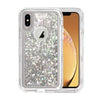 Transparent Floating Glitter Heavy Duty Case Compatible with Apple iPhone XS Max