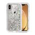 Transparent Floating Glitter Heavy Duty Case Compatible with Apple iPhone XS Max