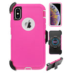 iPhone Xs Max(6.5") Full Protection Heavy Duty Case  with Kickstand Belt Clip