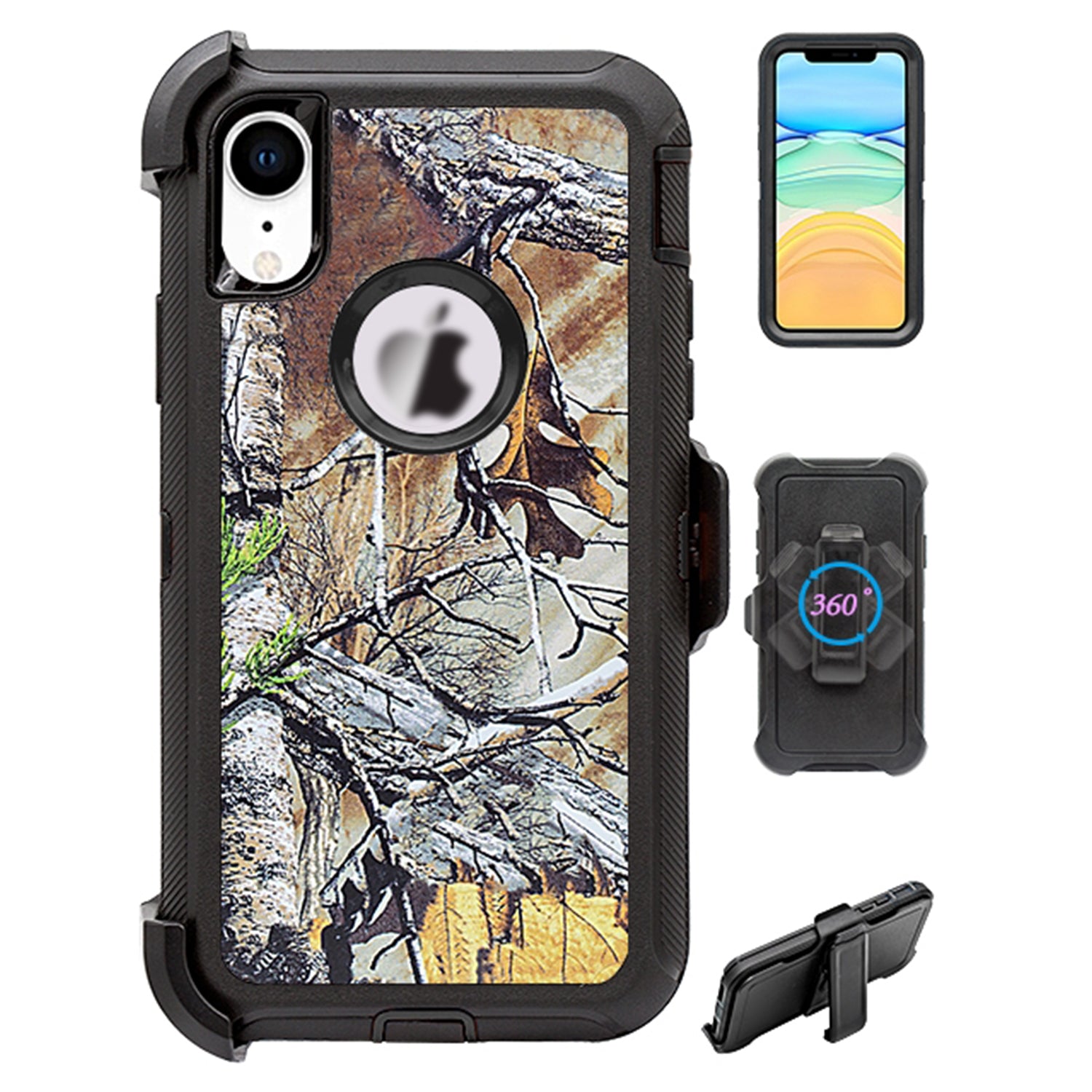 iPhone XR(6.1") Design Full Protection Heavy Duty Case