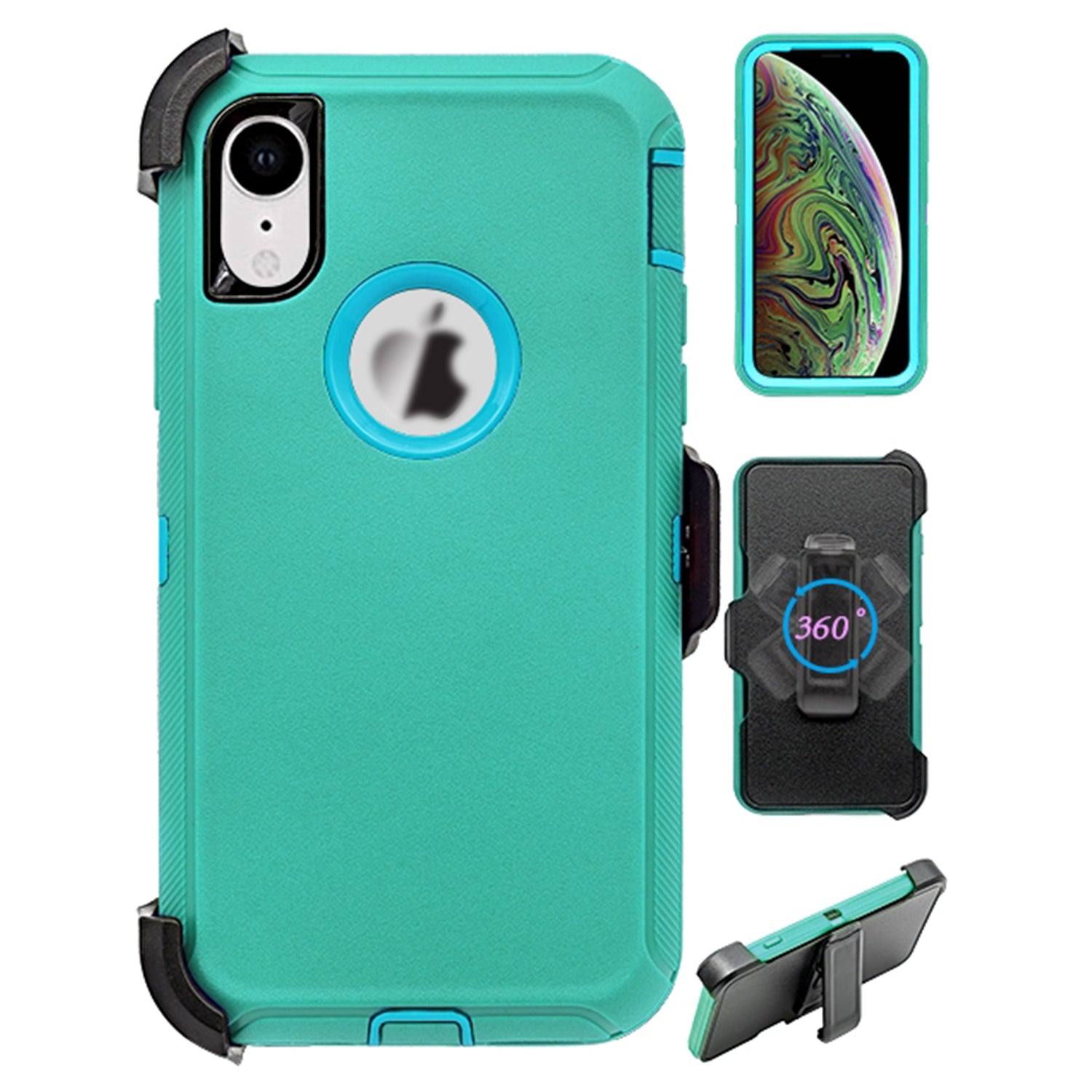 iPhone XR(6.1") Full Protection Heavy Duty Shockproof Case