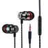 Metal bass in ear wired headset-Black