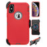 iPhone Xs Max(6.5") Full Protection Heavy Duty Case  with Kickstand Belt Clip