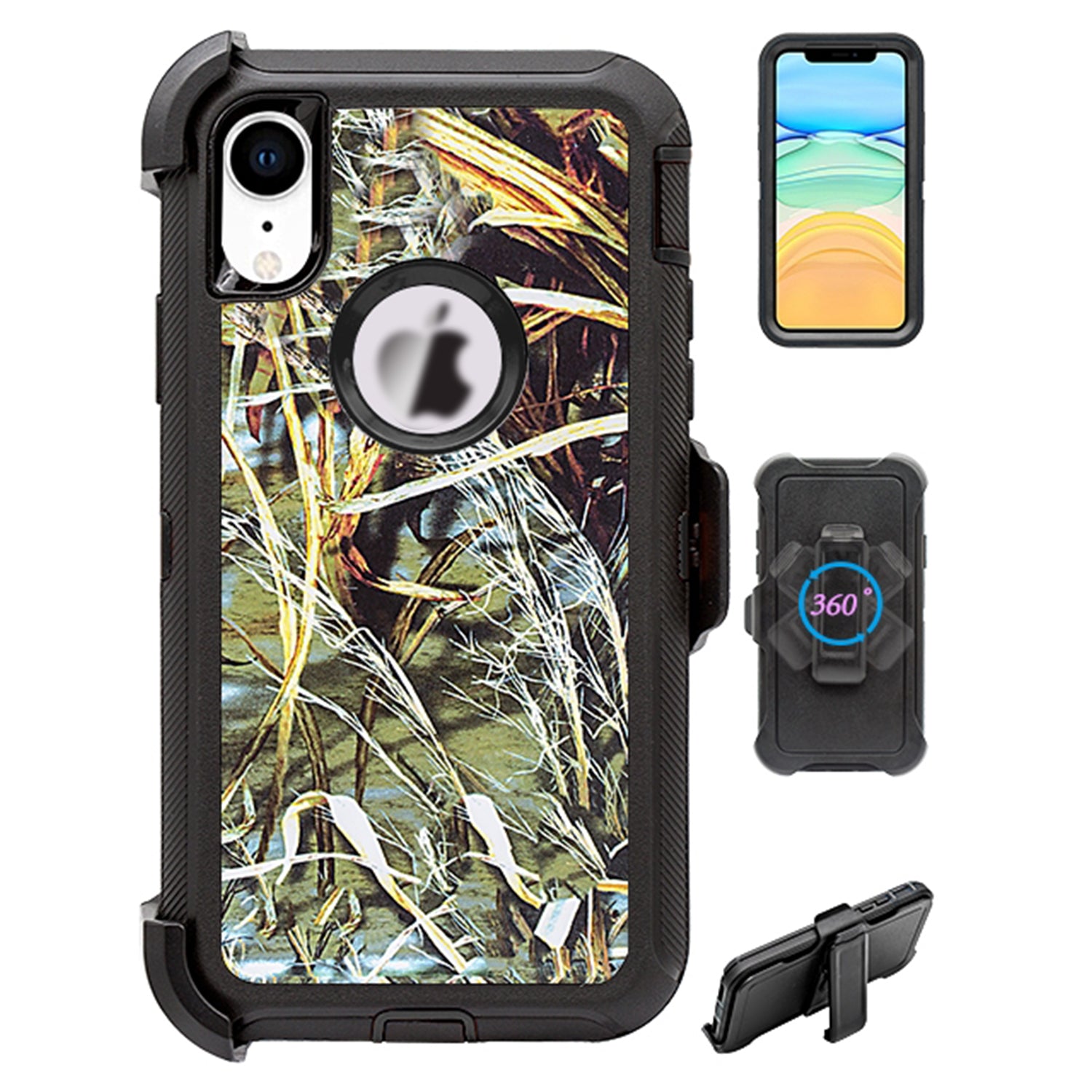 iPhone XR(6.1") Design Full Protection Heavy Duty Case