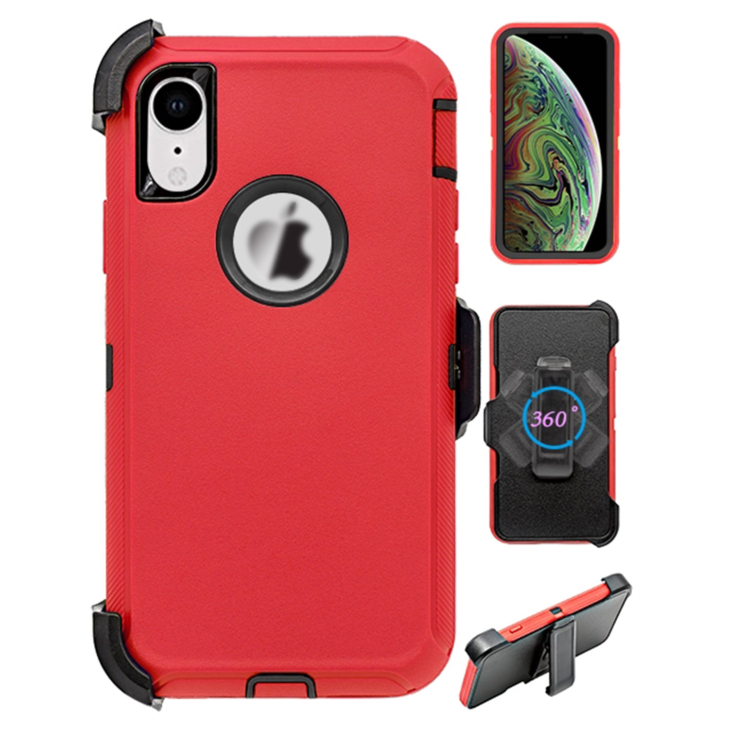 iPhone XR(6.1") Full Protection Heavy Duty Shockproof Case