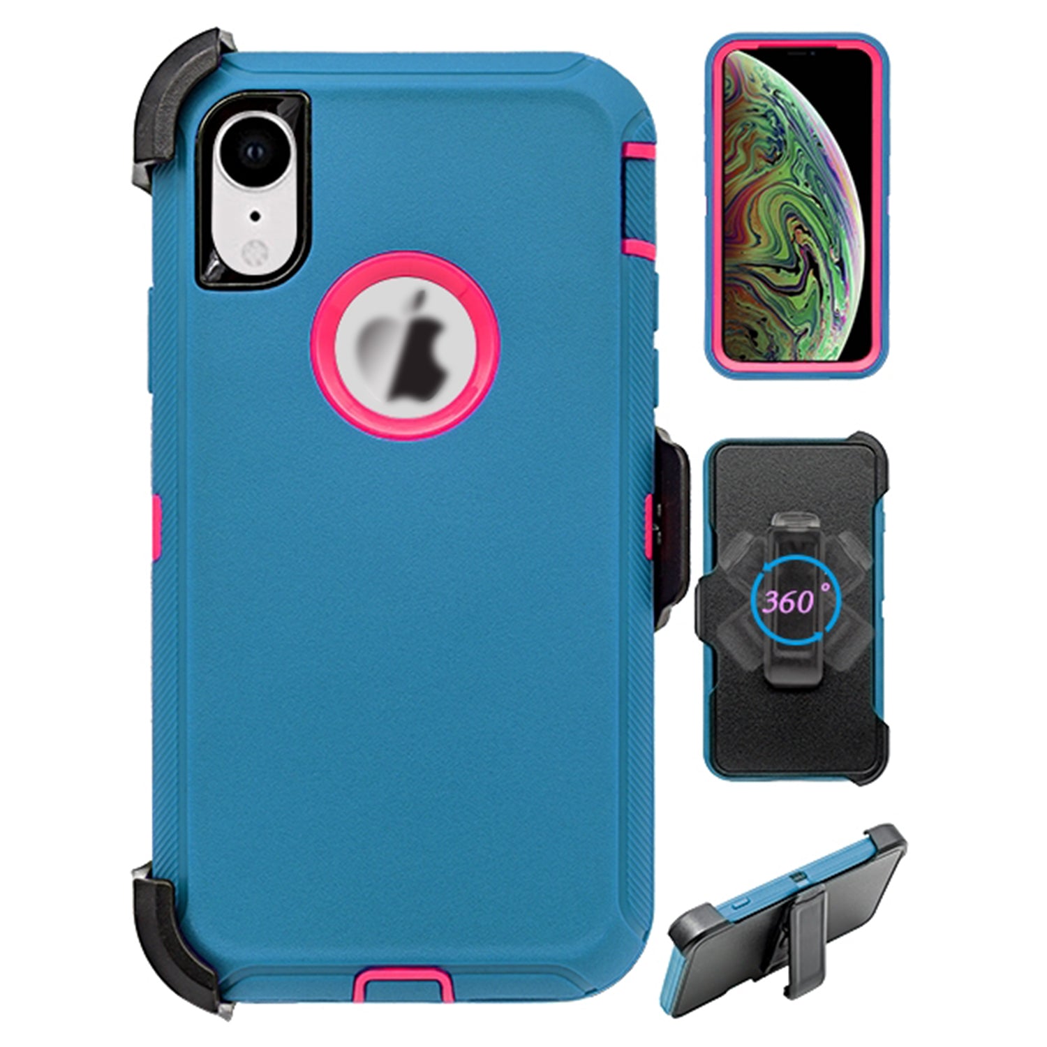 iPhone XR(6.1") Full Protection Heavy Duty Shockproof Case