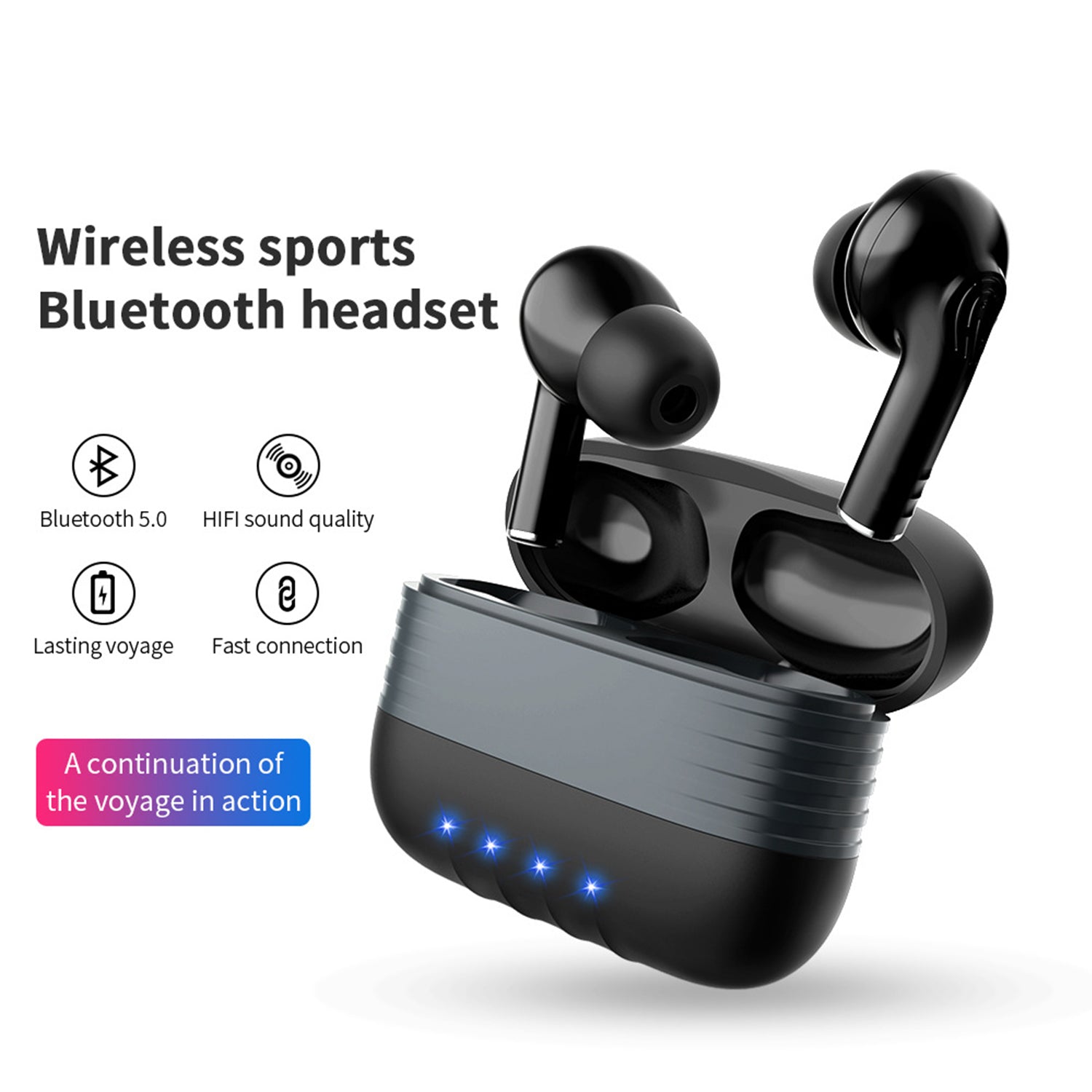 Fingerprint switch noise reduction headset
