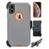 iPhone Xs Max(6.5") Full Protection Heavy Duty Case  with Kickstand Belt Clip