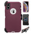 iPhone Xs Max(6.5") Full Protection Heavy Duty Case  with Kickstand Belt Clip