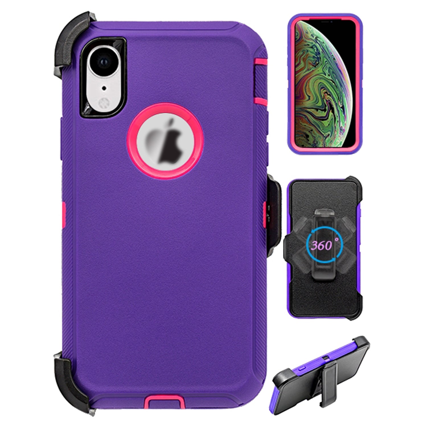 iPhone XR(6.1") Full Protection Heavy Duty Shockproof Case