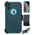 iPhone Xs Max(6.5") Full Protection Heavy Duty Case  with Kickstand Belt Clip
