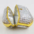 Luxury small square diamond inlaid earphone case for Air Pods Pro