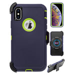 iPhone Xs Max(6.5") Full Protection Heavy Duty Case  with Kickstand Belt Clip