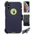iPhone Xs Max(6.5") Full Protection Heavy Duty Case  with Kickstand Belt Clip