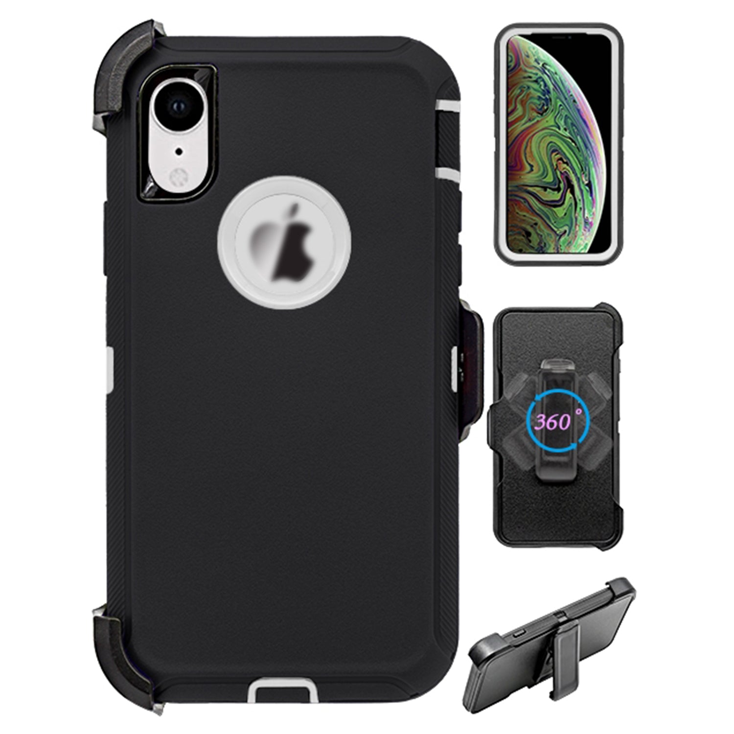 iPhone XR(6.1") Full Protection Heavy Duty Shockproof Case