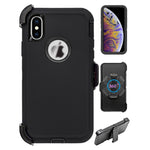 iPhone Xs Max(6.5") Full Protection Heavy Duty Case  with Kickstand Belt Clip