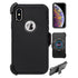 iPhone Xs Max(6.5") Full Protection Heavy Duty Case  with Kickstand Belt Clip