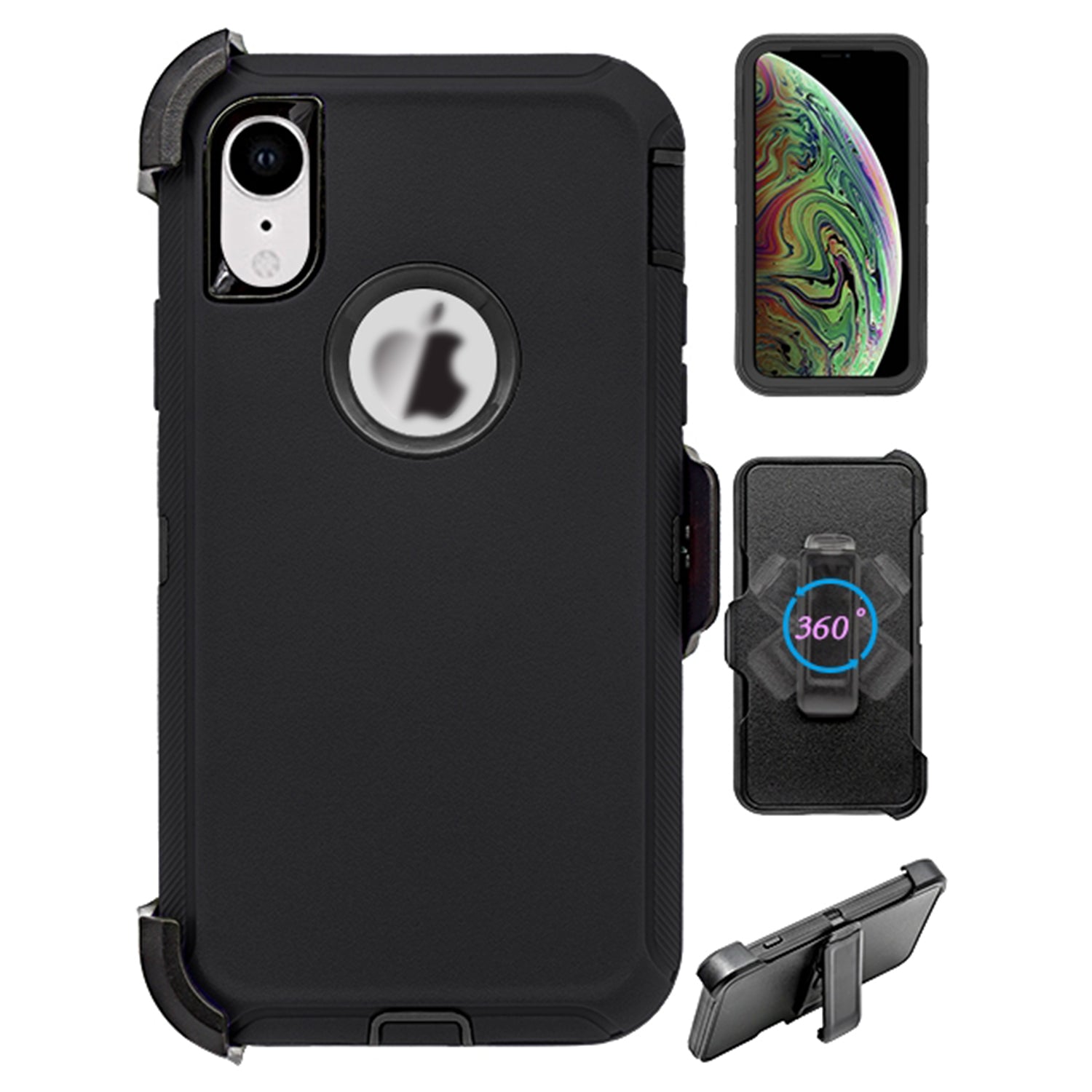 iPhone XR(6.1") Full Protection Heavy Duty Shockproof Case