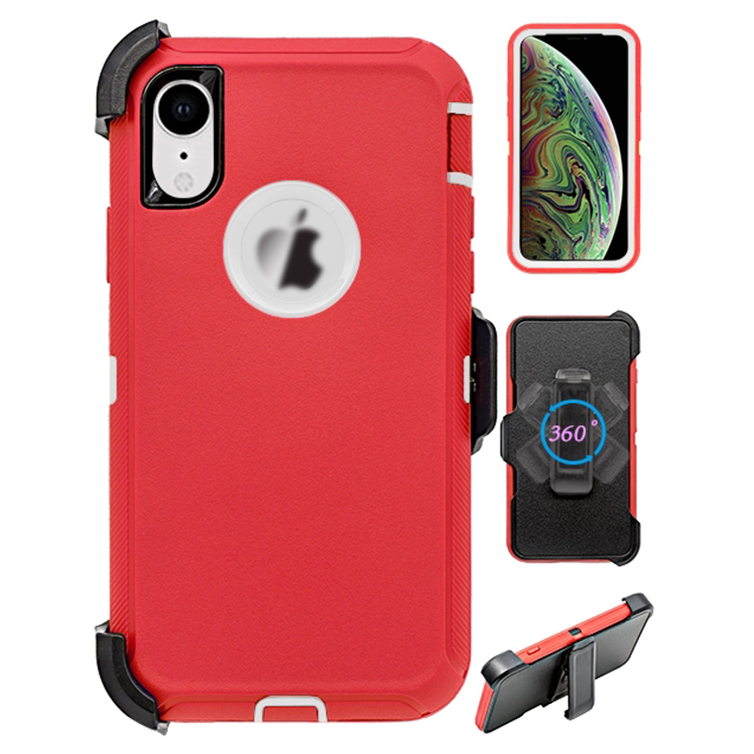 iPhone XR(6.1") Full Protection Heavy Duty Shockproof Case