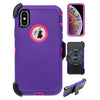 iPhone Xs Max(6.5") Full Protection Heavy Duty Case  with Kickstand Belt Clip