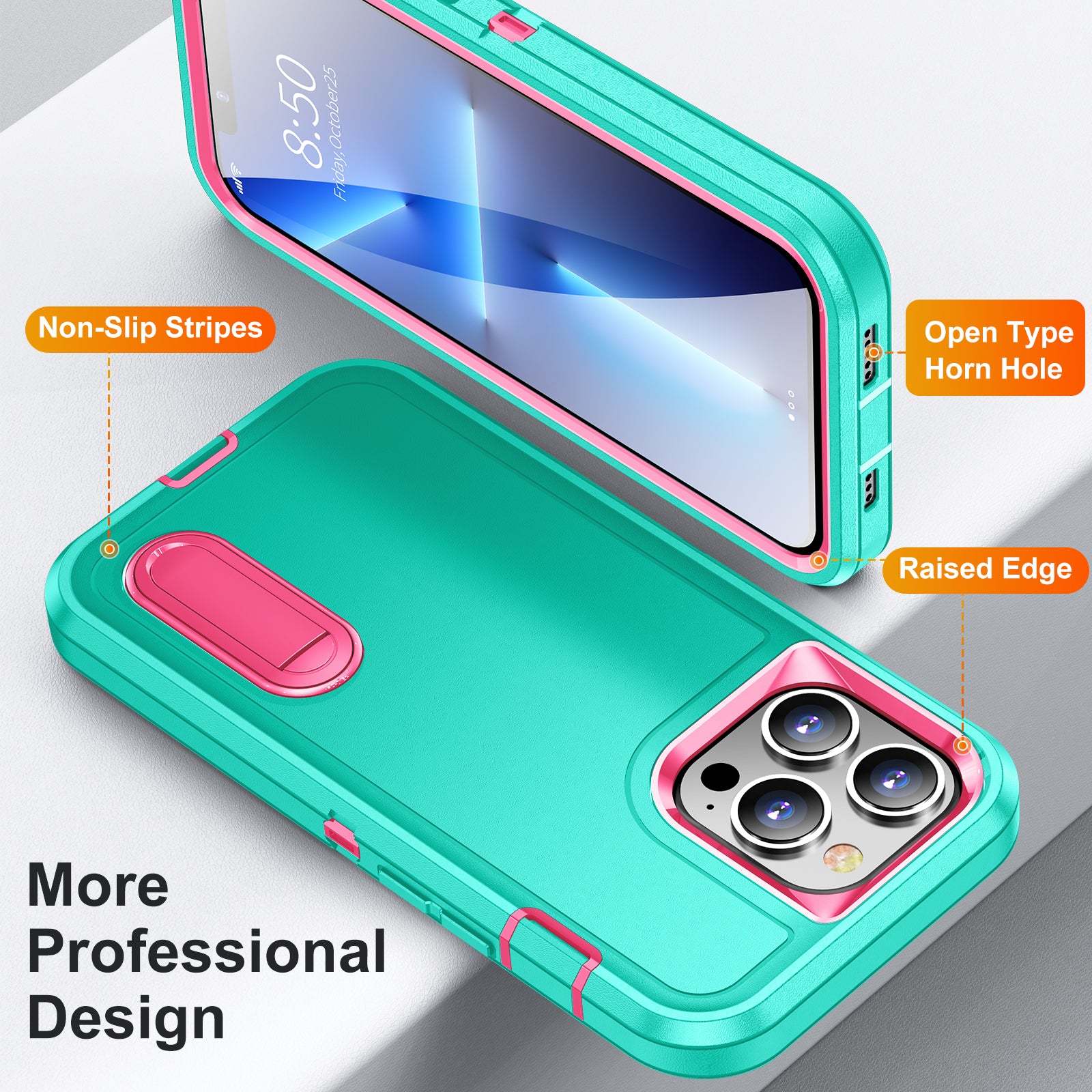 iPhone 13ProMax Kickstand anti-dropProtection Case