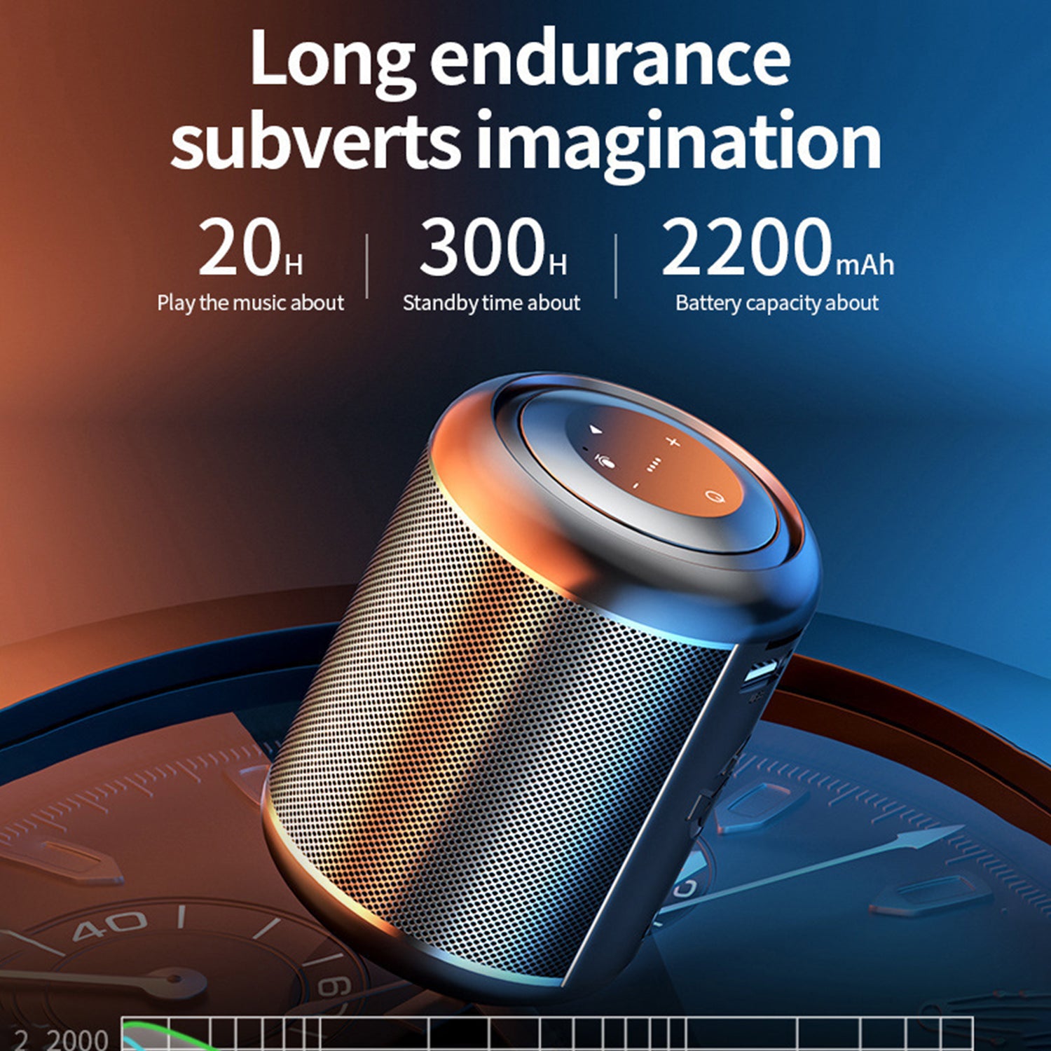 Wireless Bluetooth  insert  card U disk speaker