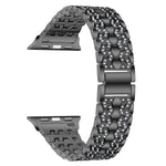 42/44/45mm Alloy jewelry watch band inlaid with diamonds for i-Watch SE/7/6/5/4/3/2/1