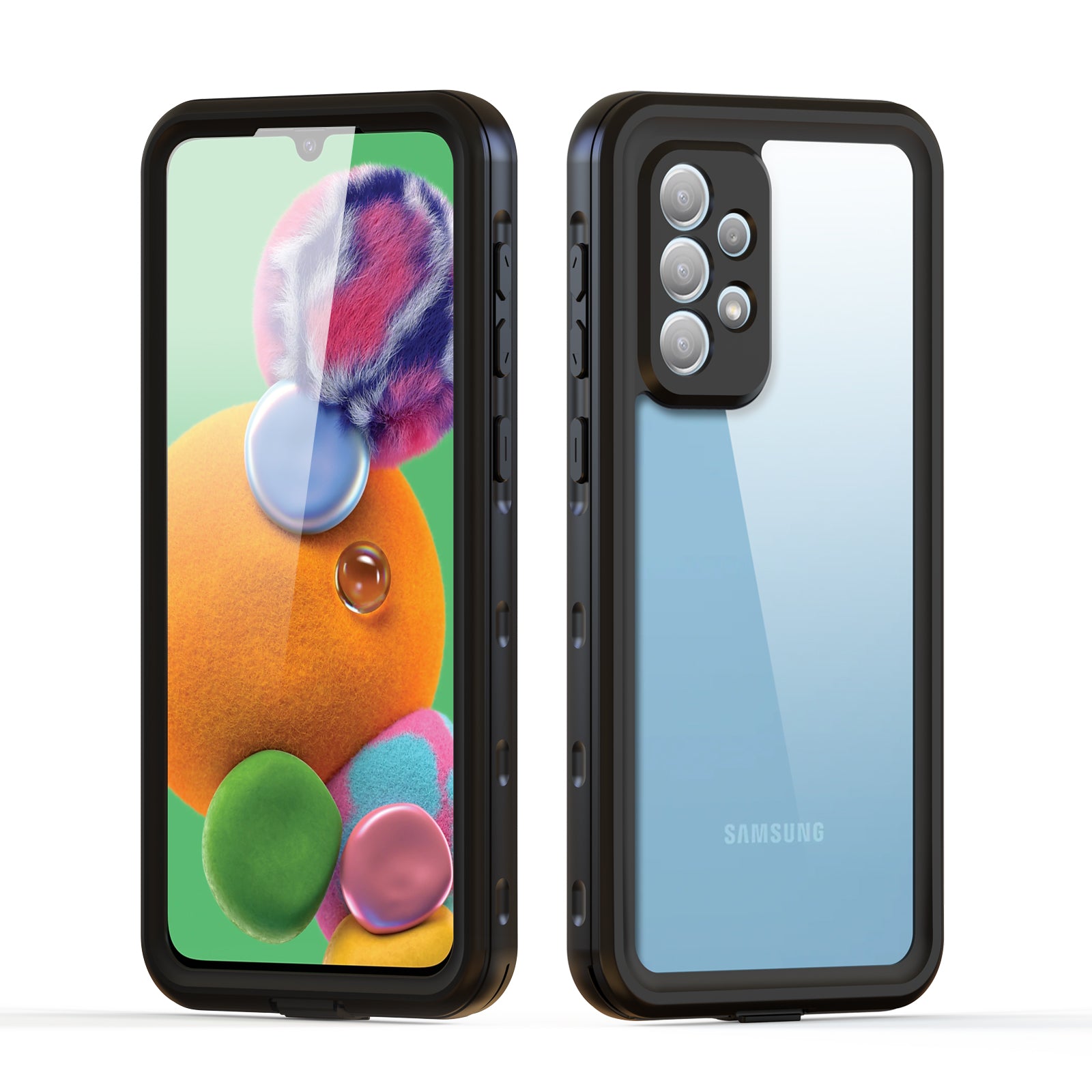 Waterproof case for Samsung Galaxy A33-Black