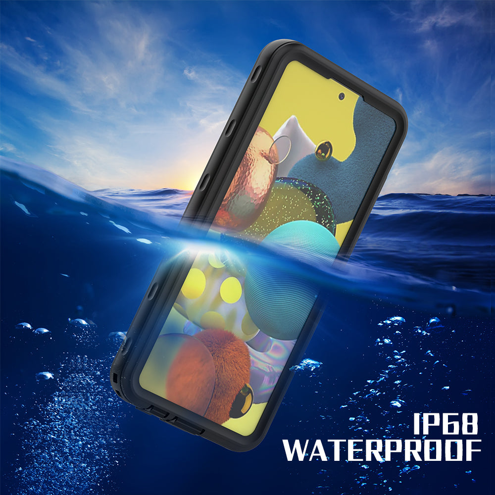 Waterproof case for Samsung Galaxy A51(5G)-Black