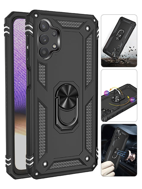 Samsung Galaxy A32(5G) Ring Magnetic GPS car mount Phone Holder Case